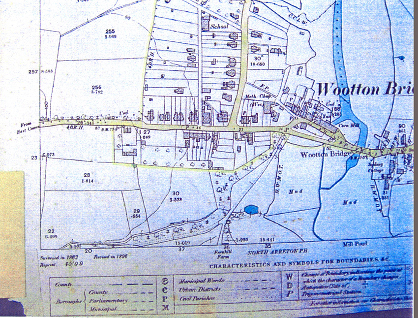 Ordnance Survey map, 1896