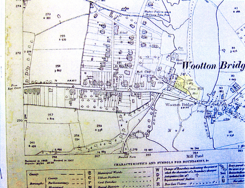Ordnance Survey map, 1907