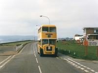 Picture of Yaverland, Sandown.  May 1987 Note The Tiger Tavern (now demolished)