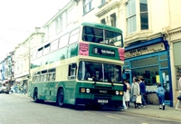 Picture of Bus lane, Sandown High Street. June 1990