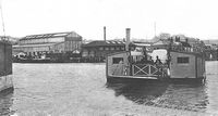 Picture of Floating bridge circa 1910