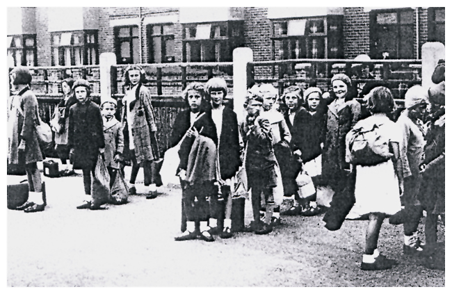 Langstone School evacuees, September 1939