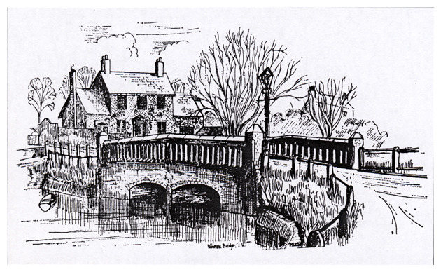 Wootton Bridge (the bridge) Isle of Wight circa 1940