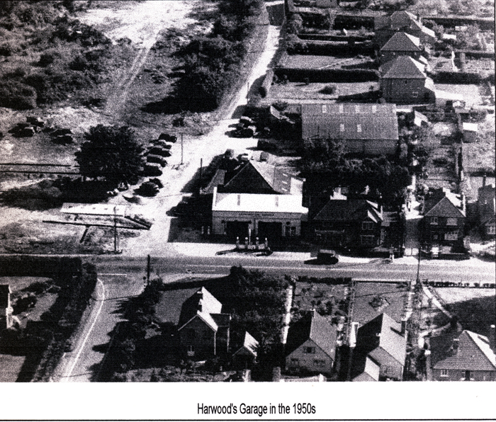 Picture of the Garage in 1950's