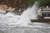 Picture of a view of Freshwater in stormy weather