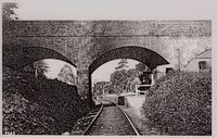 Picture of Wootton Station looking towards Newport circa 1930