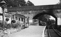 Picture of Wootton Station circa 1950