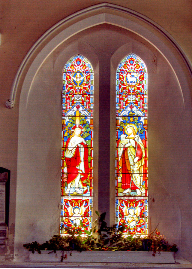 Stained glass window Holy Trinity Church Ryde