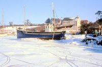 Picture of The creek frozen 1963 [Ivor White]