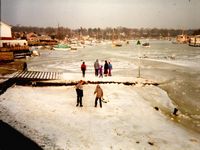 Picture of The creek frozen 1991