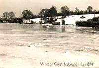 Picture of Snow 1954, Wootton Creek Icebound