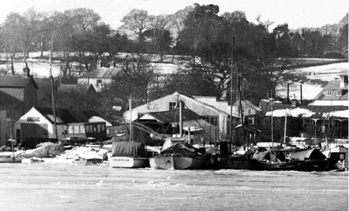 Fig 4: Wootton Creek Icebound Jan 1954