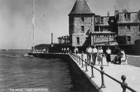 Royal Yacht Squadron jetty c1960