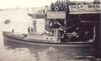 Launch of HMS Barham motor-launch