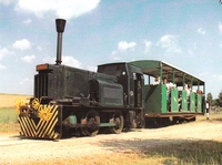 Picture of Hunslett Diesel 2250 'Hunday' Yafford Mill Railway. Shorwell