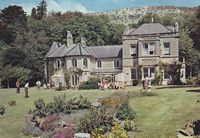 Picture of 18th century Gothic style mansion. Old Park Hotel, St Lawrence